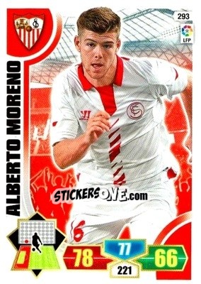 Sticker Alberto Moreno - Liga BBVA 2013-2014. Adrenalyn XL n. 293 - Panini