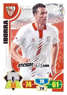 Sticker Iborra - Liga BBVA 2013-2014. Adrenalyn XL n. 295 - Panini
