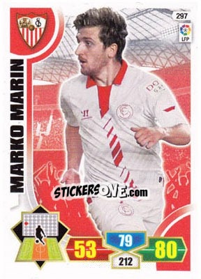 Sticker Marko Marin - Liga BBVA 2013-2014. Adrenalyn XL - Panini