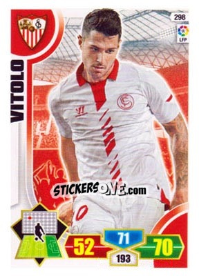 Sticker Vitolo - Liga BBVA 2013-2014. Adrenalyn XL n. 298 - Panini