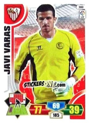 Sticker Javi Varas - Liga BBVA 2013-2014. Adrenalyn XL n. 300 - Panini