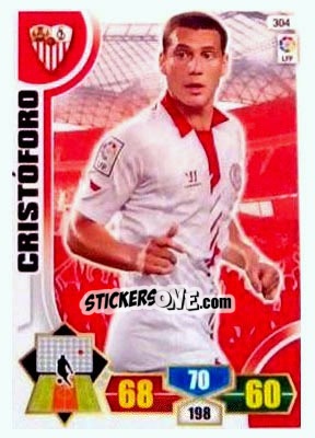 Sticker Cristoforo - Liga BBVA 2013-2014. Adrenalyn XL n. 304 - Panini