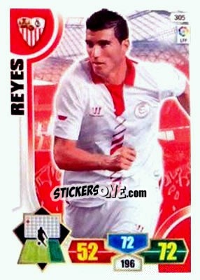 Sticker Reyes - Liga BBVA 2013-2014. Adrenalyn XL n. 305 - Panini