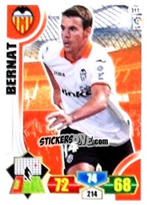 Sticker Bernat - Liga BBVA 2013-2014. Adrenalyn XL n. 311 - Panini
