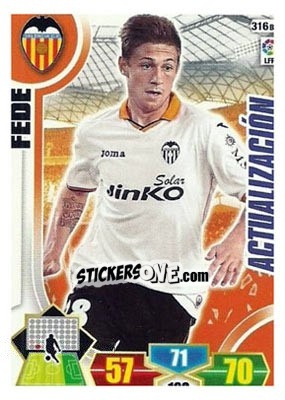 Sticker Fede - Liga BBVA 2013-2014. Adrenalyn XL n. 316BIS - Panini