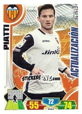 Cromo Piatti - Liga BBVA 2013-2014. Adrenalyn XL n. 317bis - Panini