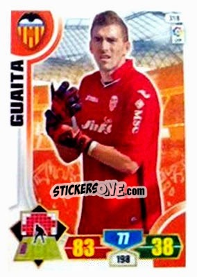 Sticker Guaita - Liga BBVA 2013-2014. Adrenalyn XL n. 318 - Panini