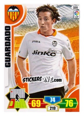 Sticker Guardado - Liga BBVA 2013-2014. Adrenalyn XL n. 320 - Panini