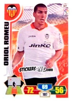 Sticker Oriol Romeu - Liga BBVA 2013-2014. Adrenalyn XL n. 321 - Panini