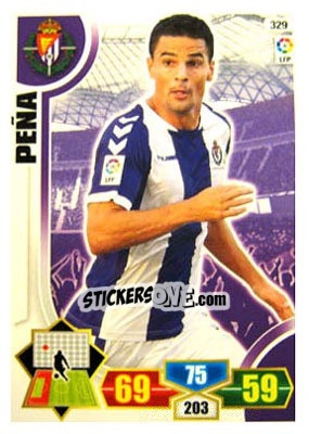 Sticker Peña - Liga BBVA 2013-2014. Adrenalyn XL n. 329 - Panini