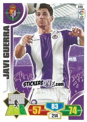 Sticker Javi Guerra - Liga BBVA 2013-2014. Adrenalyn XL n. 335 - Panini