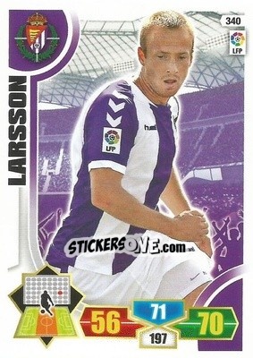 Sticker Larsson - Liga BBVA 2013-2014. Adrenalyn XL n. 340 - Panini