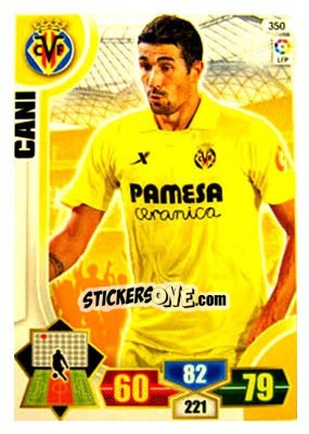 Figurina Cani - Liga BBVA 2013-2014. Adrenalyn XL n. 350 - Panini