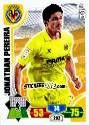 Sticker Jonathan Pereira - Liga BBVA 2013-2014. Adrenalyn XL n. 352 - Panini