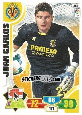 Sticker Juan Carlos - Liga BBVA 2013-2014. Adrenalyn XL - Panini
