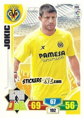 Sticker Jokic - Liga BBVA 2013-2014. Adrenalyn XL n. 355 - Panini