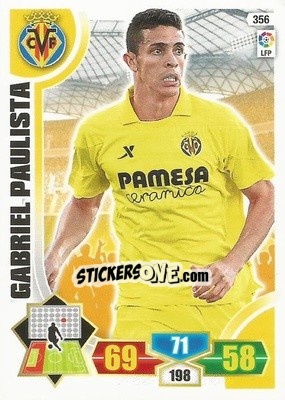 Sticker Gabriel Paulista - Liga BBVA 2013-2014. Adrenalyn XL - Panini