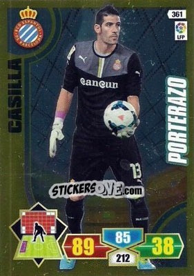 Cromo Casilla - Liga BBVA 2013-2014. Adrenalyn XL n. 361 - Panini
