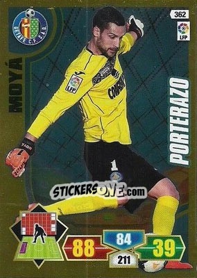 Sticker Moyá - Liga BBVA 2013-2014. Adrenalyn XL n. 362 - Panini