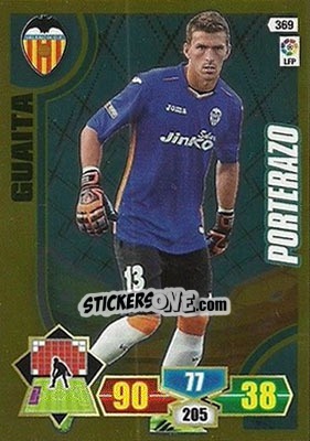 Figurina Guaita - Liga BBVA 2013-2014. Adrenalyn XL n. 369 - Panini