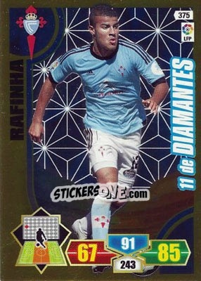 Sticker Rafinha - Liga BBVA 2013-2014. Adrenalyn XL n. 375 - Panini