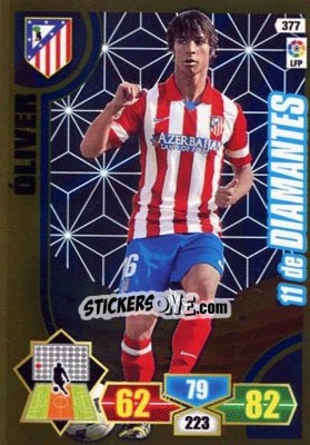 Sticker óliver Torres - Liga BBVA 2013-2014. Adrenalyn XL n. 377 - Panini