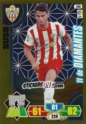 Sticker Suso - Liga BBVA 2013-2014. Adrenalyn XL n. 380 - Panini