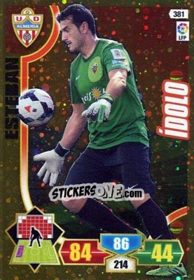 Sticker Esteban - Liga BBVA 2013-2014. Adrenalyn XL n. 381 - Panini
