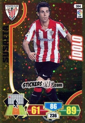 Sticker Susaeta - Liga BBVA 2013-2014. Adrenalyn XL n. 384 - Panini