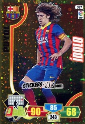 Sticker Puyol - Liga BBVA 2013-2014. Adrenalyn XL n. 387 - Panini