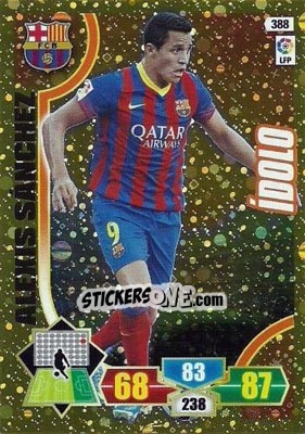 Sticker Alexis Sánchez - Liga BBVA 2013-2014. Adrenalyn XL - Panini