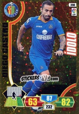 Sticker Diego Castro - Liga BBVA 2013-2014. Adrenalyn XL n. 398 - Panini
