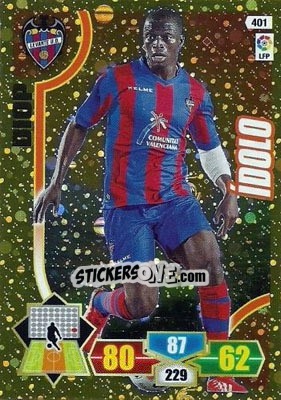 Sticker Diop - Liga BBVA 2013-2014. Adrenalyn XL n. 401 - Panini