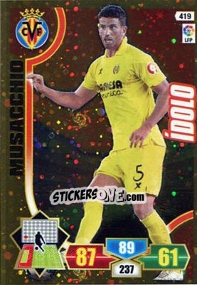Sticker Musacchio - Liga BBVA 2013-2014. Adrenalyn XL n. 419 - Panini