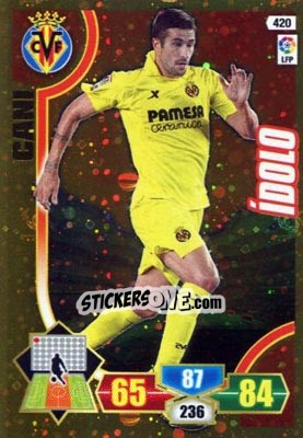 Sticker Cani - Liga BBVA 2013-2014. Adrenalyn XL n. 420 - Panini