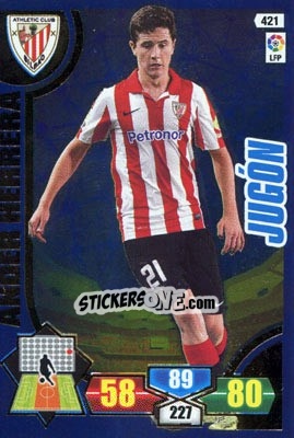 Sticker Ander Herrera - Liga BBVA 2013-2014. Adrenalyn XL n. 421 - Panini