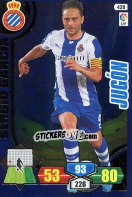 Sticker Sergio García - Liga BBVA 2013-2014. Adrenalyn XL n. 428 - Panini