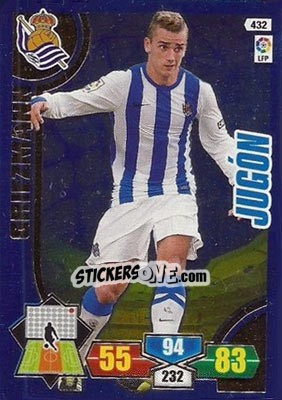 Sticker Griezmann - Liga BBVA 2013-2014. Adrenalyn XL n. 432 - Panini