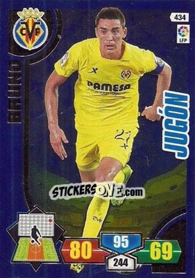 Sticker Bruno Soriano - Liga BBVA 2013-2014. Adrenalyn XL n. 434 - Panini