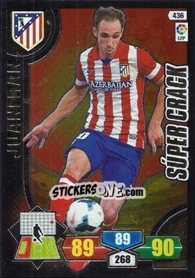 Sticker Juanfran - Liga BBVA 2013-2014. Adrenalyn XL n. 436 - Panini