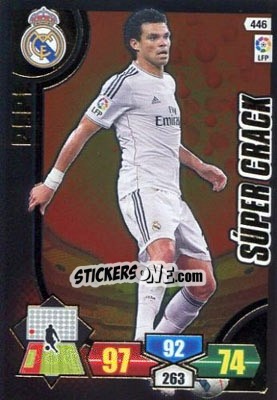 Sticker Pepe - Liga BBVA 2013-2014. Adrenalyn XL n. 446 - Panini