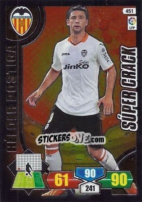 Figurina Hélder Postiga - Liga BBVA 2013-2014. Adrenalyn XL - Panini