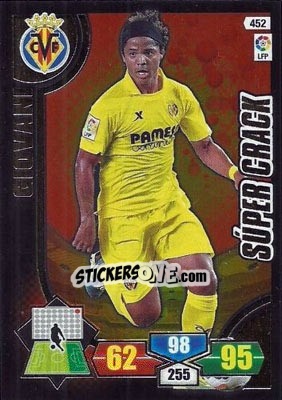 Sticker Giovani Dos Santos - Liga BBVA 2013-2014. Adrenalyn XL n. 452 - Panini