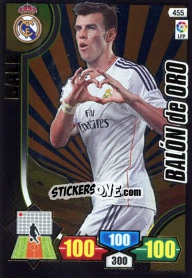 Sticker Bale - Liga BBVA 2013-2014. Adrenalyn XL n. 455 - Panini