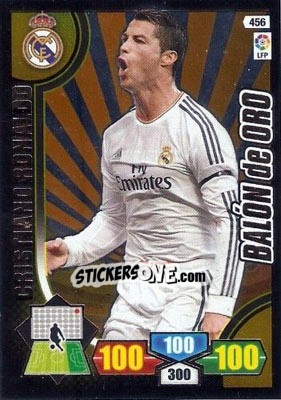 Sticker Cristiano Ronaldo - Liga BBVA 2013-2014. Adrenalyn XL n. 456 - Panini