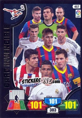 Sticker Invencible - Liga BBVA 2013-2014. Adrenalyn XL n. 457 - Panini