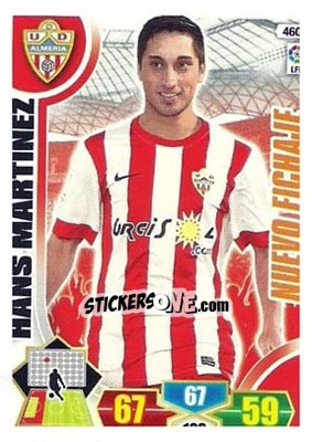 Sticker Hans Martinez - Liga BBVA 2013-2014. Adrenalyn XL n. 460 - Panini