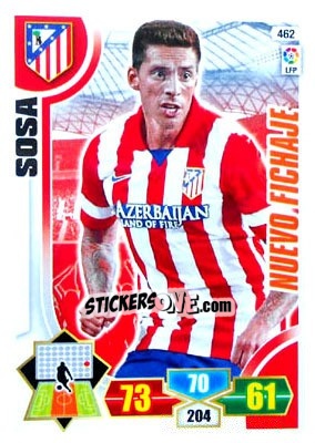 Sticker Sosa - Liga BBVA 2013-2014. Adrenalyn XL n. 462 - Panini