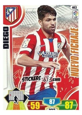 Sticker Diego - Liga BBVA 2013-2014. Adrenalyn XL n. 463 - Panini