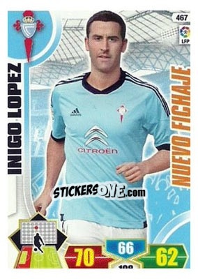 Cromo Íñigo López - Liga BBVA 2013-2014. Adrenalyn XL - Panini